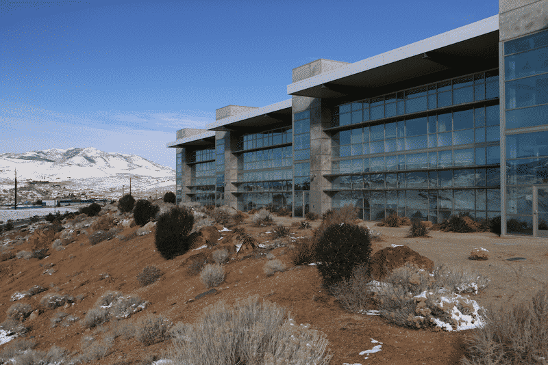 DRI's Computational Research & Visualization Building (CRVB).