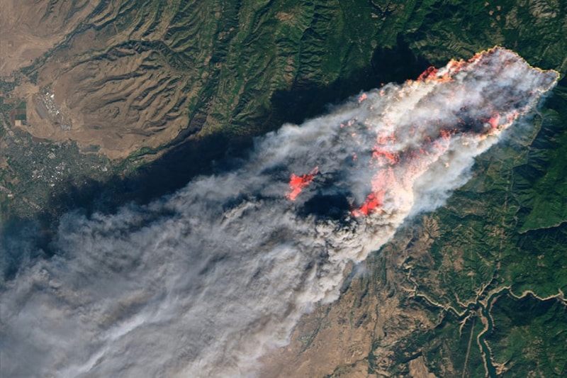 NASA satellite imagery demonstrates the immensity of the 2018 Camp Fire.