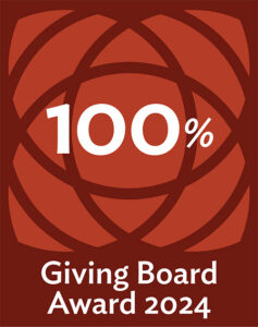 100% Giving Board Award 2024
