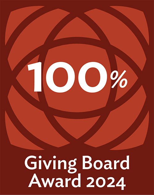 100% Giving Board Award 2024