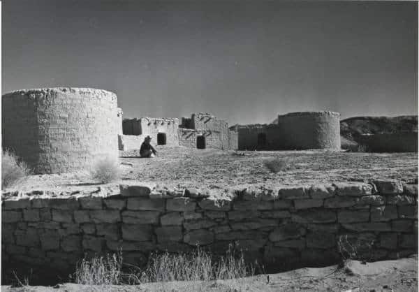 Ruins of houses at Lost City, Nevada.