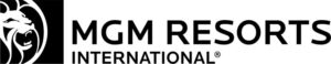 MGM Resorts International with a logo of a lion roaring. 