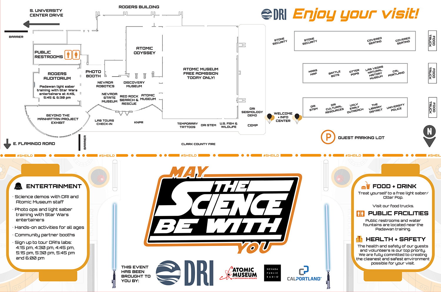 MTSBWY Map 2025 Web Map of the May the Science Be With You Event in 2025.