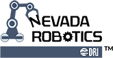 Nevada Robotics Logo with a robot arm picking up the letter N.