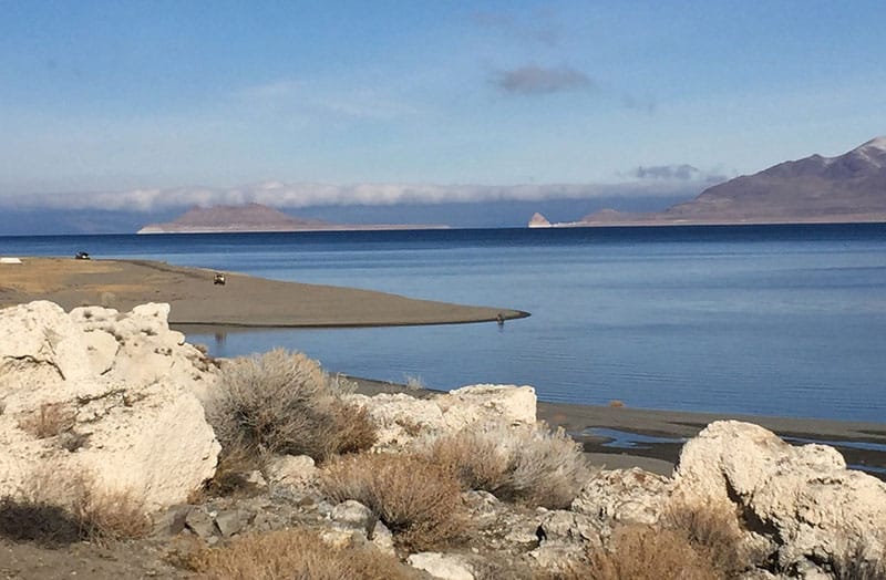 lake with low water levels