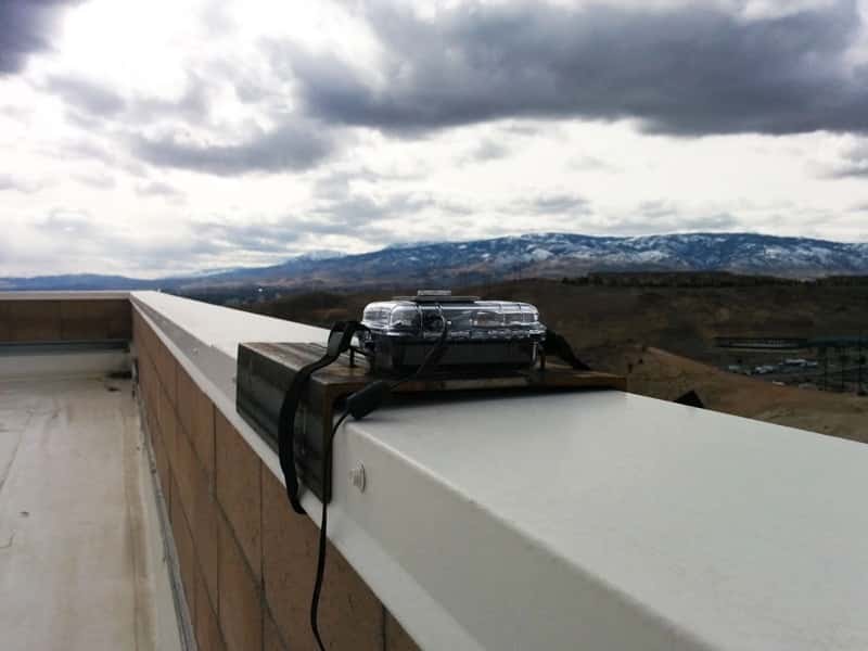 Prototype sky-imaging camera. Credit: Eric Wilcox.