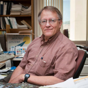 Kelly Redmond in his office.