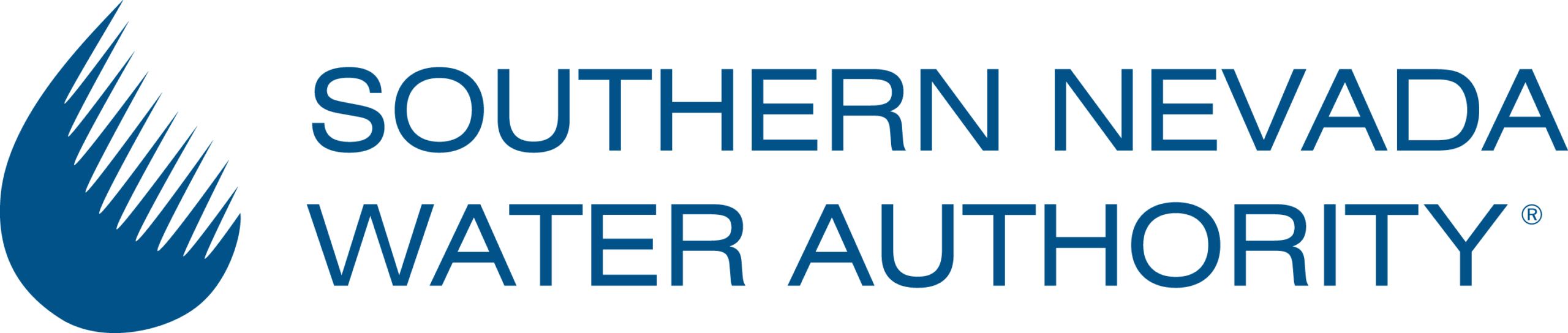 Souther Nevada Water Authority logo with a water droplet image.