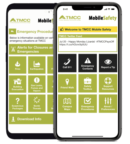 TMCC mobile safety app